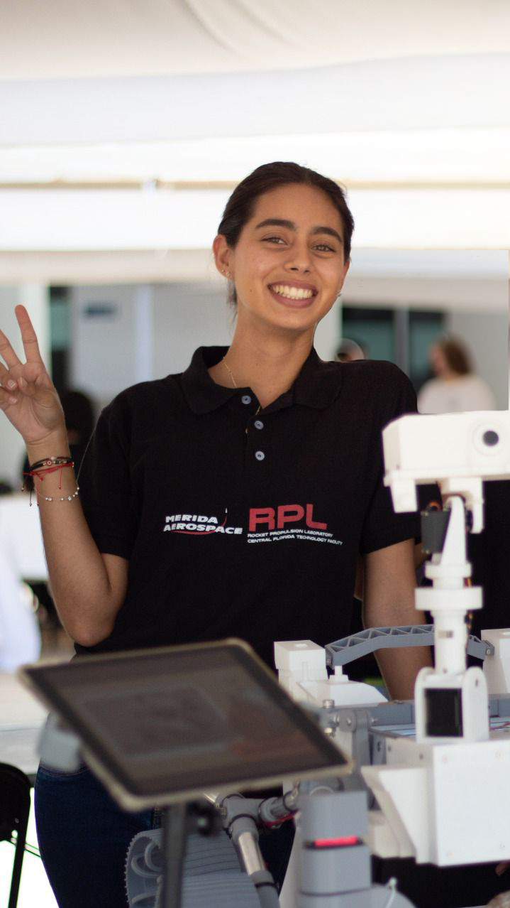 Young Hispanic Aerospace/Mechatronics Engineer Andrea Márquez From ...